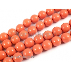 Perle Mallorca coral inchis 10mm 5b